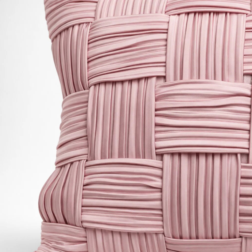 Blush Lattice Weave
