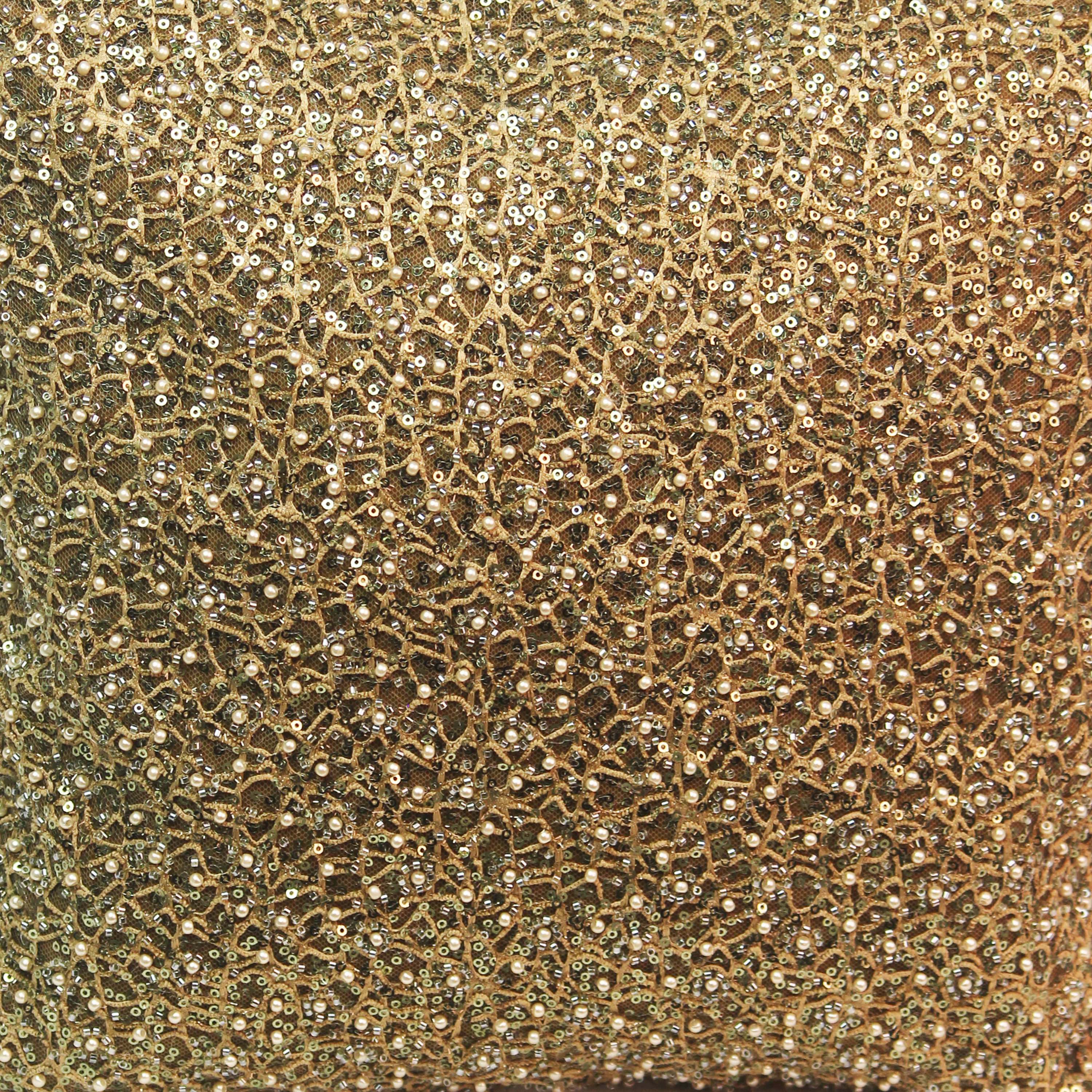 Gilded Lattice Cushion