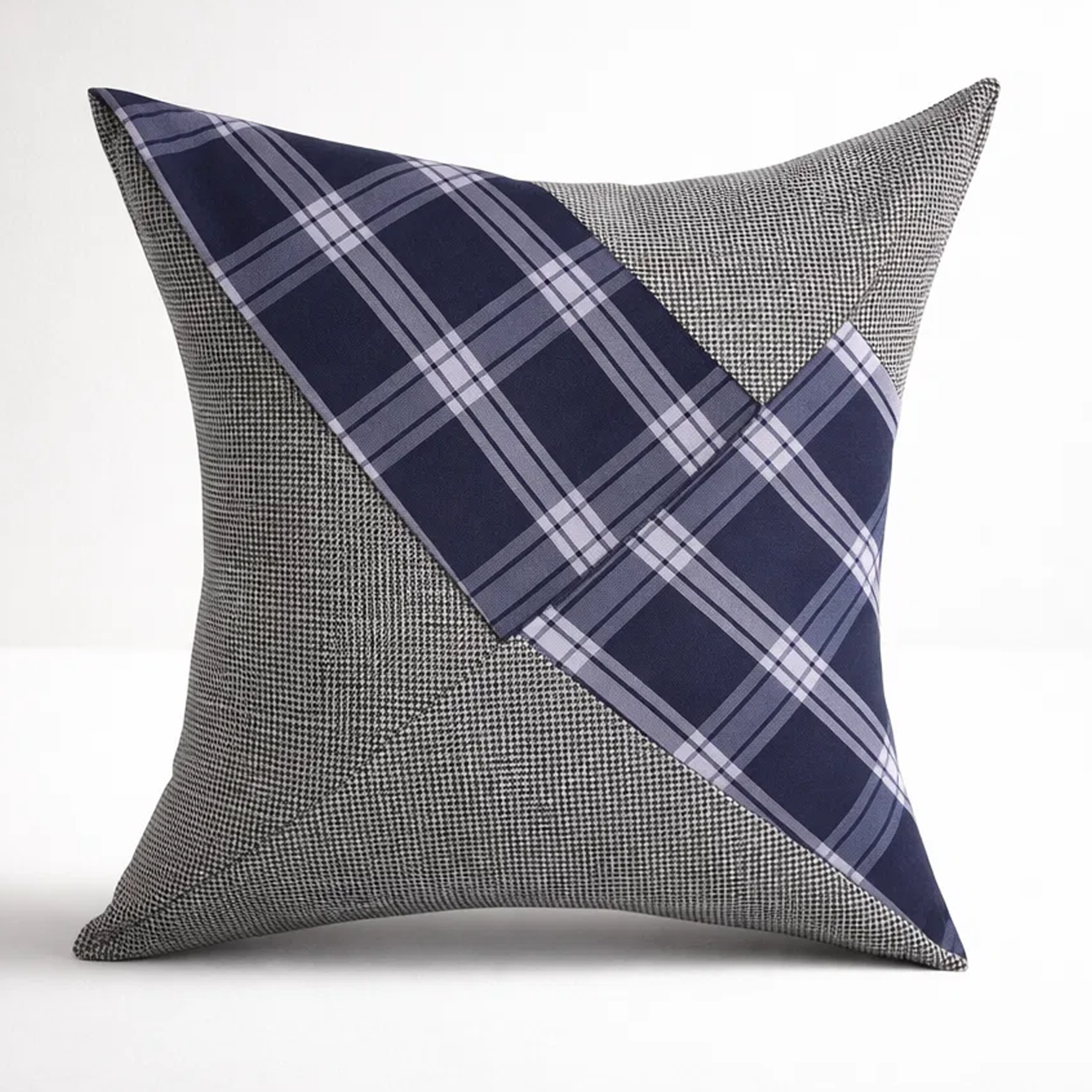 Origami Plaid Cushion