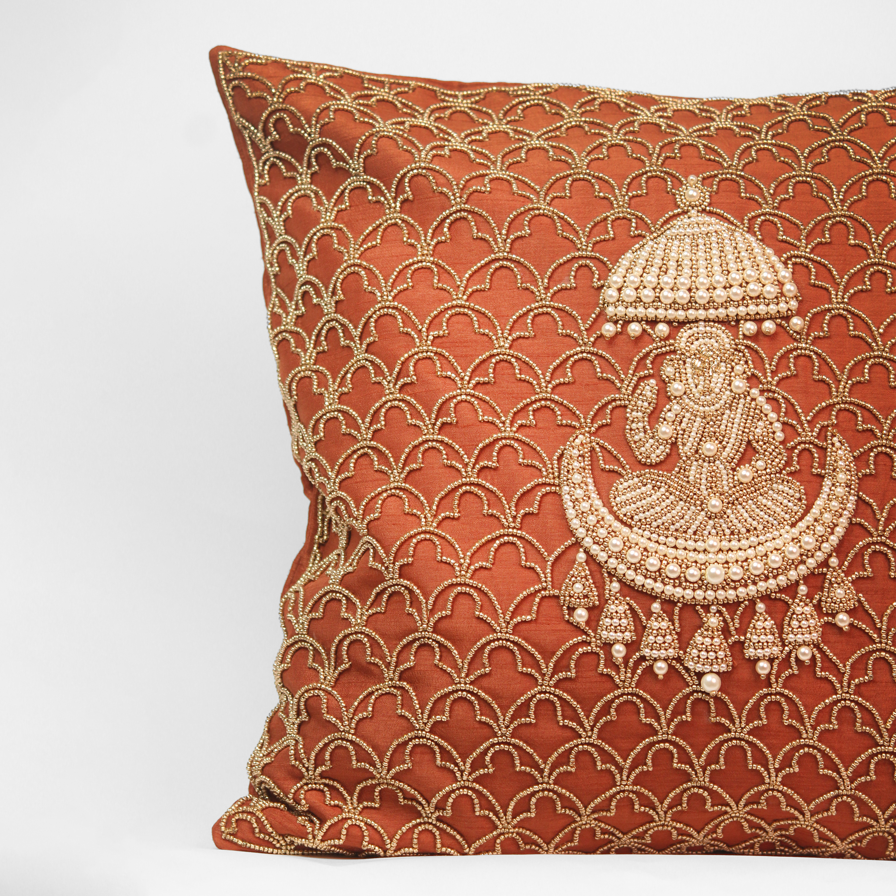 Veena Varnam Cushion Cover