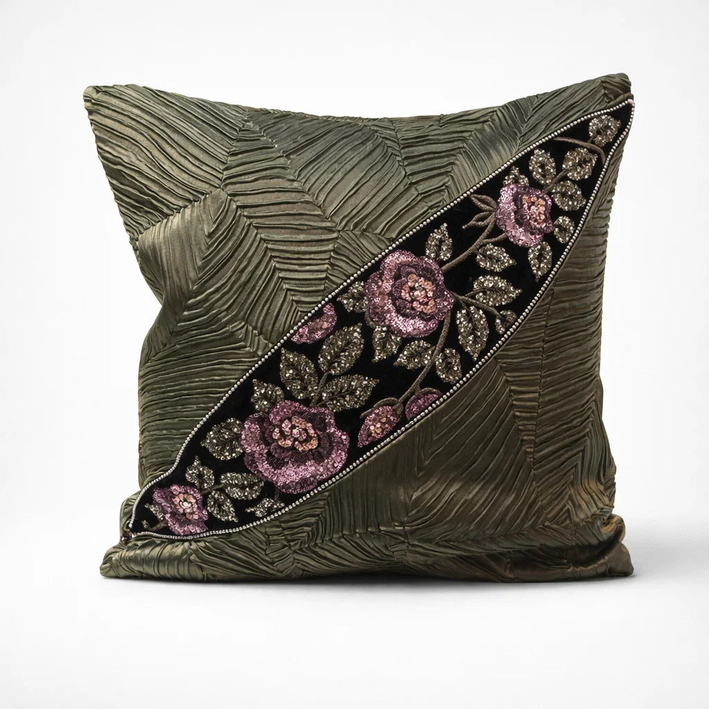 Verdant Bloom Cushion