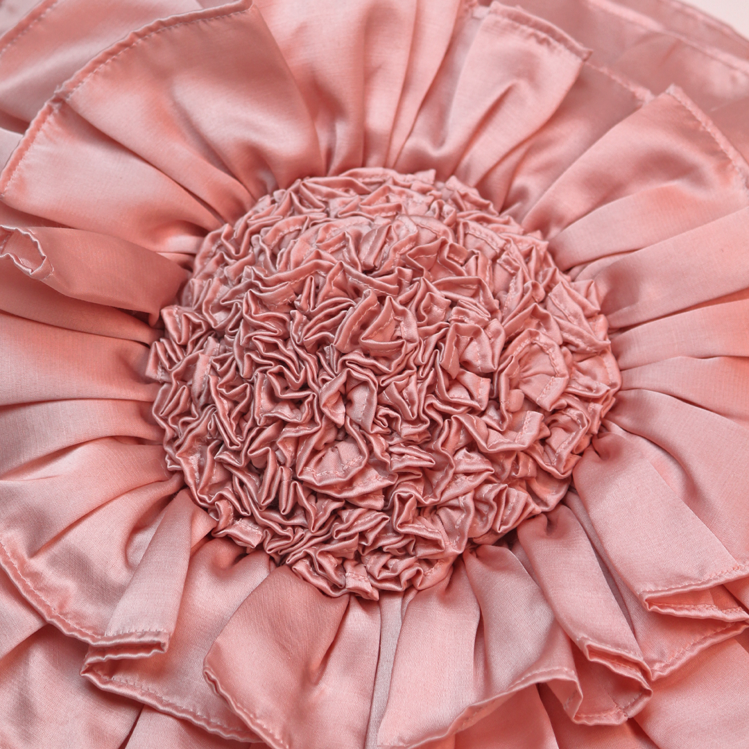 Blush Pink Ruffle Rossete