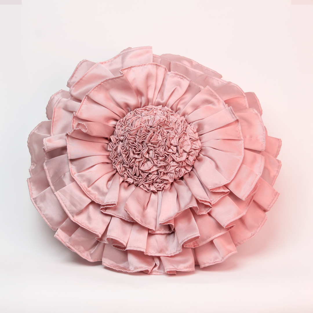 Blush Pink Ruffle Rossete