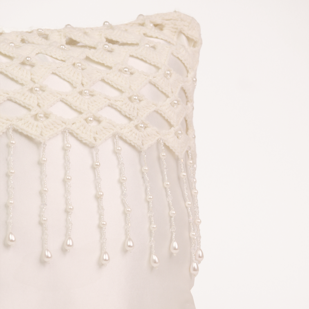 Pearl Crochet Cusion