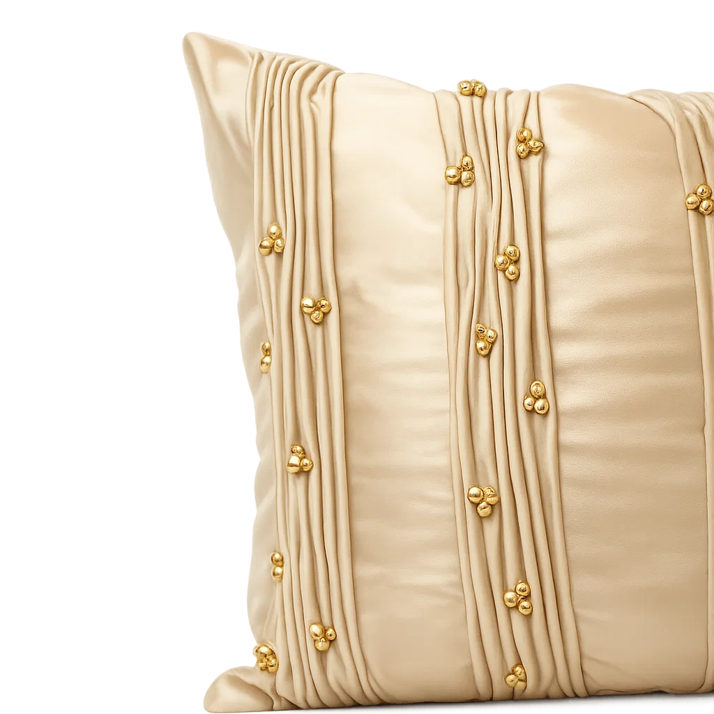 The Pleated Ghungroo Cushion
