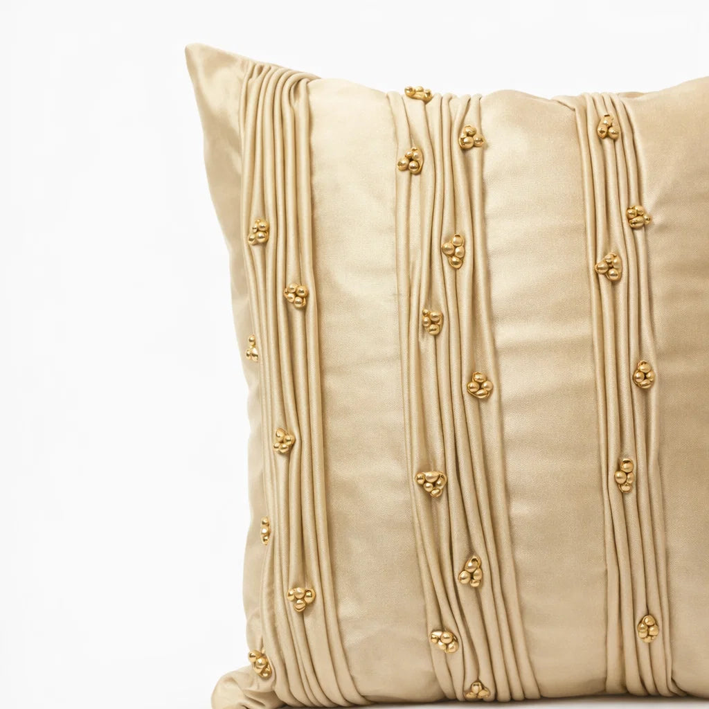 The Pleated Ghungroo Cushion