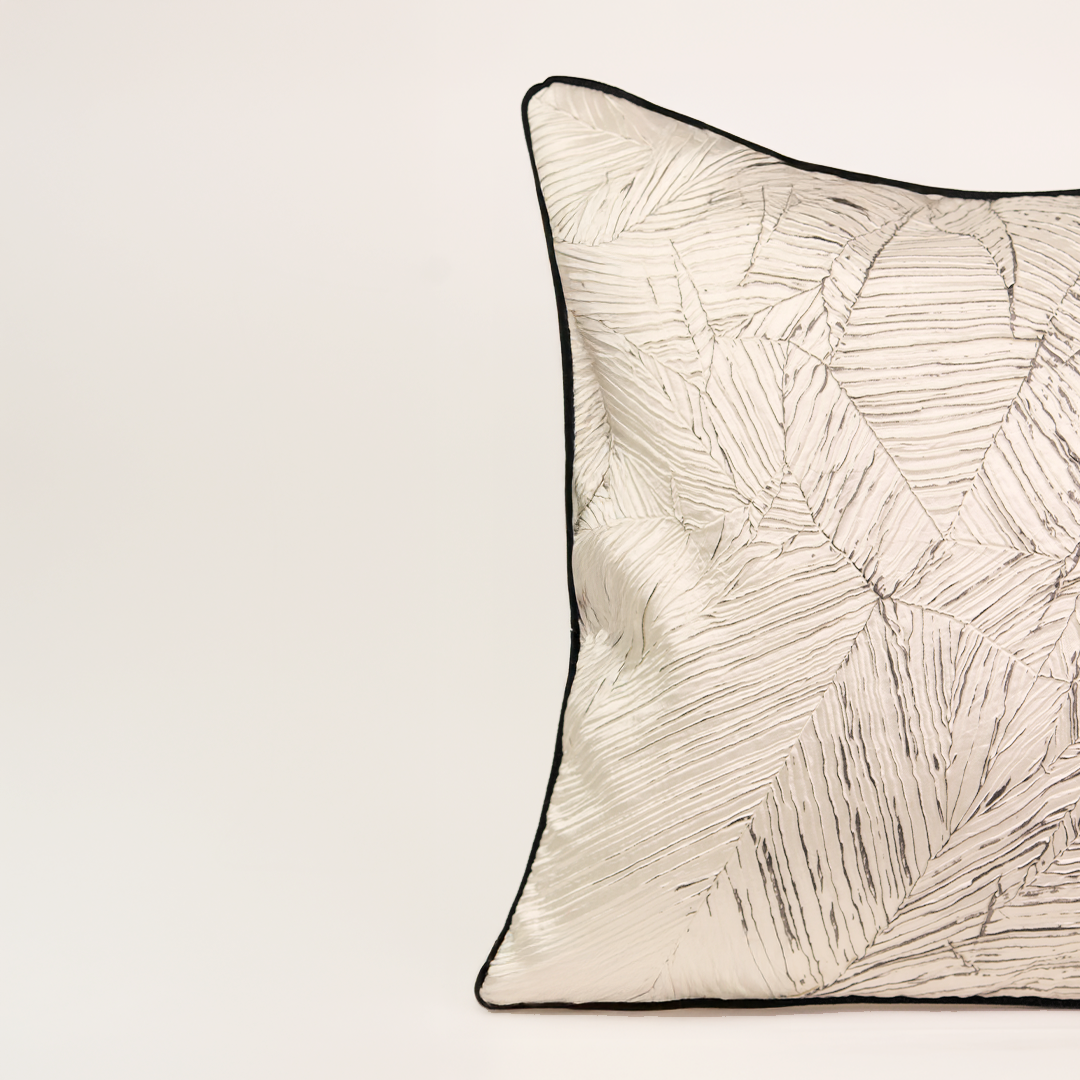 The Pleated Velvet Monolith Cushion Cover